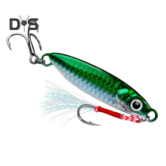 .4CM/7G 5.5CM/15G 6.1CM/20G 7.1CM/30G Jigging Fishing Lure with Hook Realistic Trolling Fishing Bait Freshwater Saltwater Fishing Accessories