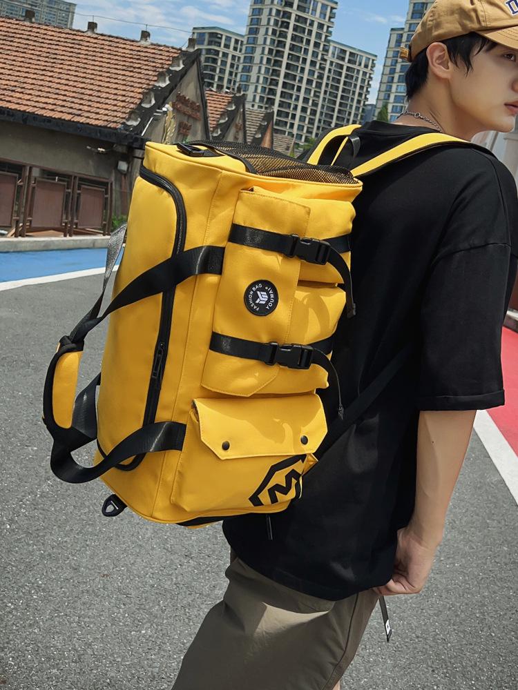 Men's Large Capacity Travel Backpack and Gym Bag with Wet/Dry Separation