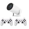New HY300 4K Mini Game Console Projector: Portable, Interactive Family Entertainment with Wireless Controller