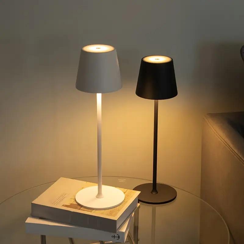 Xiaomi Nordic LED Touch Table Lamp USB Rechargeable Dimmable Desk Lamp Home Decor for Bedroom Dining Room Coffee Shop Hotel Lighting