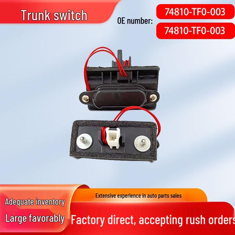 74810-TF0-003 Tailgate Control Trunk Switch for Crosstourer, Elysion, Jade, and Odyssey.