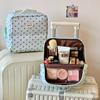 Korean Style Polka Dot Makeup Brush & Storage Bag - 2026 Mint Green Vertical Design