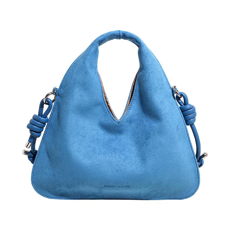 Autumn and Winter New Suede Bag Casual Retro Fashion Shoulder Bag Women Large Capacity Texture Commuter Tote Bag Women