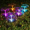 Cross-Border Solar LED Jellyfish Fiber Optic Outdoor Garden Light