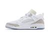 Jordan Spizike Low Weiß Metallic-Silber Barely Blue Neutralgrau