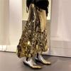 Spring Party Fashion Plus Size Large Sequin Beaded Bustier Skirt