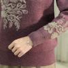 Autumn Winter Women's Mink Fleece Sweater Loose Plus Size Sweater Embroidered Pullover Fleece Thickened Knit Tops