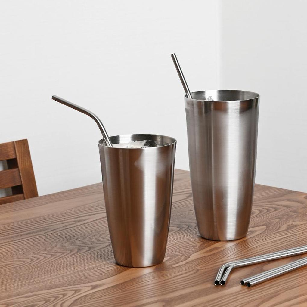 Lamonte domestically produced stainless steel straws, straight and curved, 2 types, 1 choice