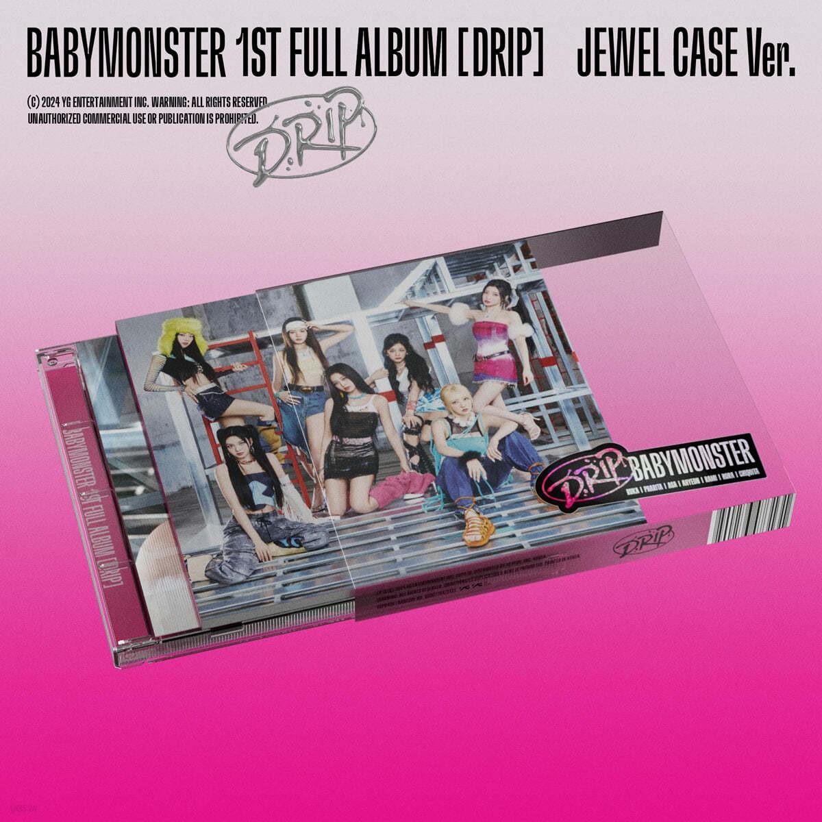 

BABYMONSTER - DRIP / 1-й повний альбом (JEWEL CASE вер.) JEWEL CASE ver.