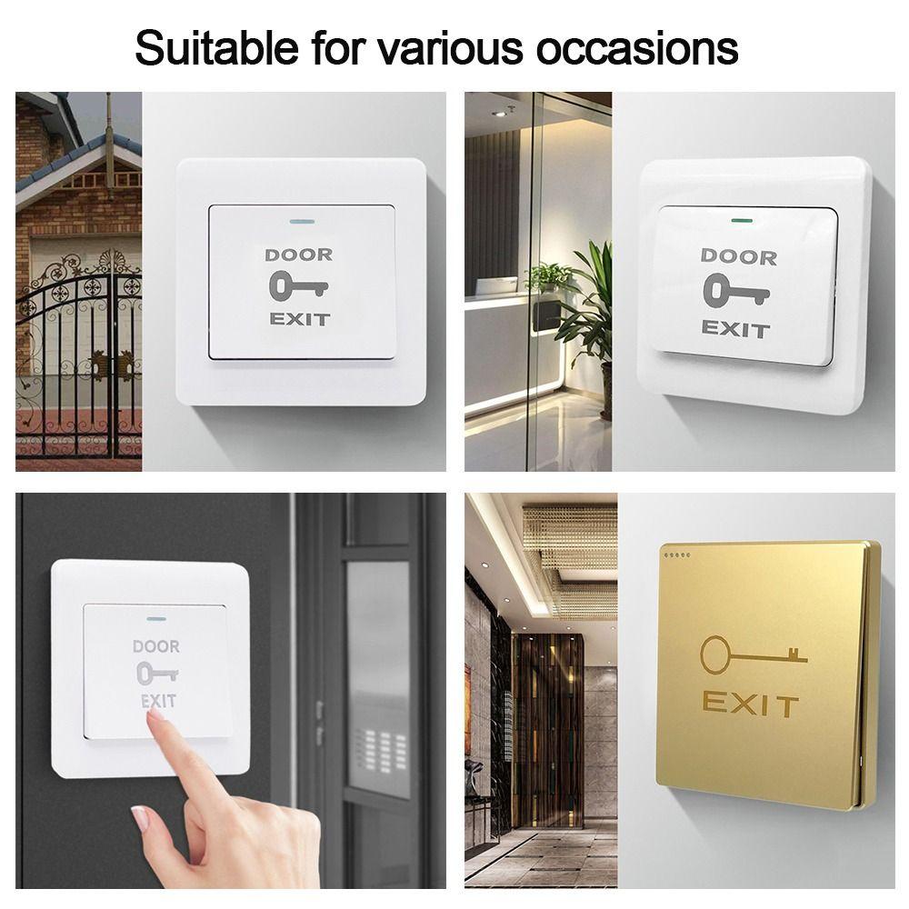 System Push Lock Access control Switch Door Exit Button Switch Electronic Door Lock Exit Button