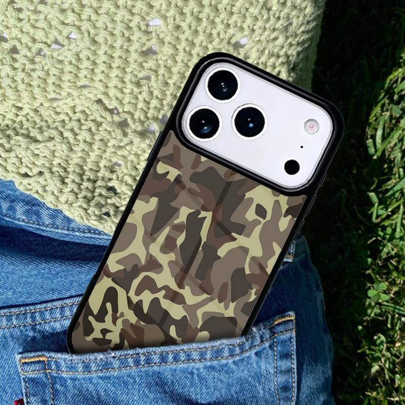 Night Dark Camo Military Camouflage mobile phone case Compatible with IPhone 17 16 15 14 13 12 11Pro Max 17 Air cover