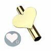 Nordic Luxury Heart-Shaped Metal Wall Flower Holder