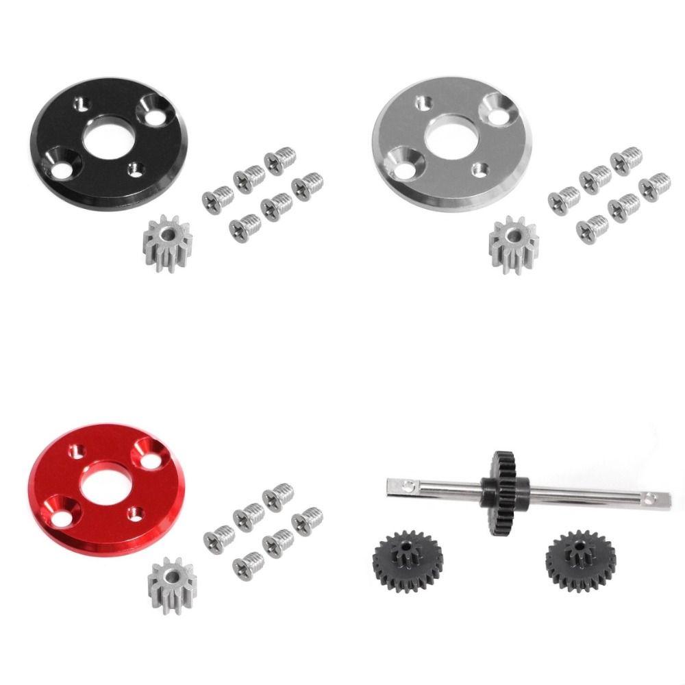 Metal Motor Pinion Gear 1/12 Scale Motor Adapter New 370 Motor Bracket for MN78 MN82 MN168 LC79
