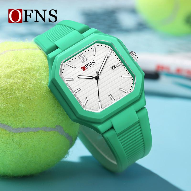 Fashion Ofns 1588 Student Quartz Wristwatch Simple Calendar Luminous Ladies Watch Sports Casual Watches For Woman Reloj Mujer