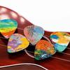 10pcs Triangle Shape Guitar Plectrums 1.0mm 0.71mm 0.46mm Plectrum Picks Bass Picks  Electric Guitar