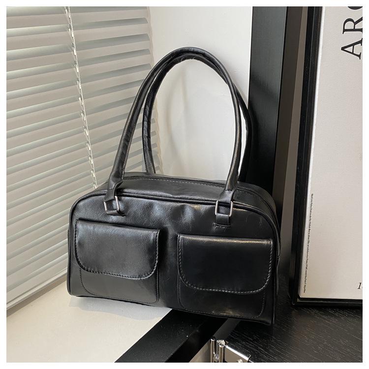 

Мейяр 2024 Ретро Корейская Сумка-Тоут: Женская сумка-тоут большой вместимости для поездок на работу