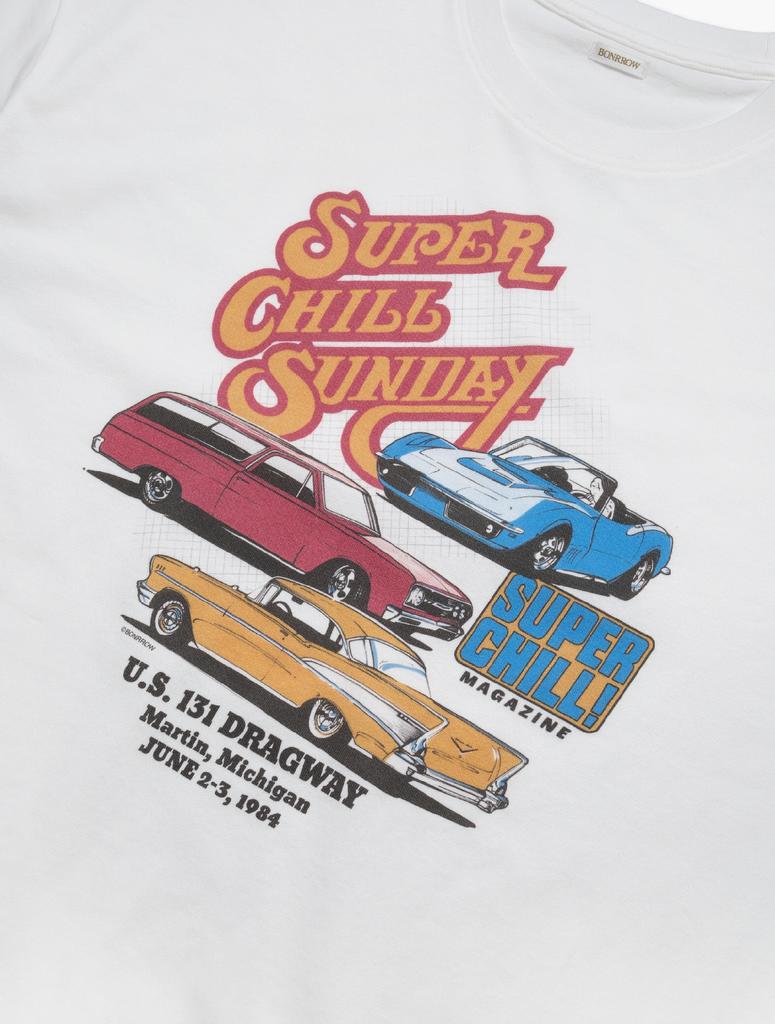 BONRROW Chill Sunday Tee_Wh