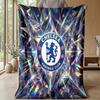 Chelsea FC Theme blanket Soft Flannel Blanket Plush Throw Blanket Cozy Sofa Bed Blanket for Home Decor