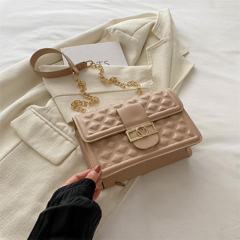 

Новая модная и стильная повседневная сумка через плечо большой емкости летом, красивая модная маленькая квадратная сумка через плечо