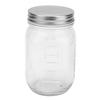 500ml Food Storage Jar Clear Glass Canning Jar with Sealed Lid for Honey Jam Dry Food