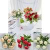 Romantic Rose Wedding Bouquet Artificial Flowers For Bridal Decor And Event Table Arrangements