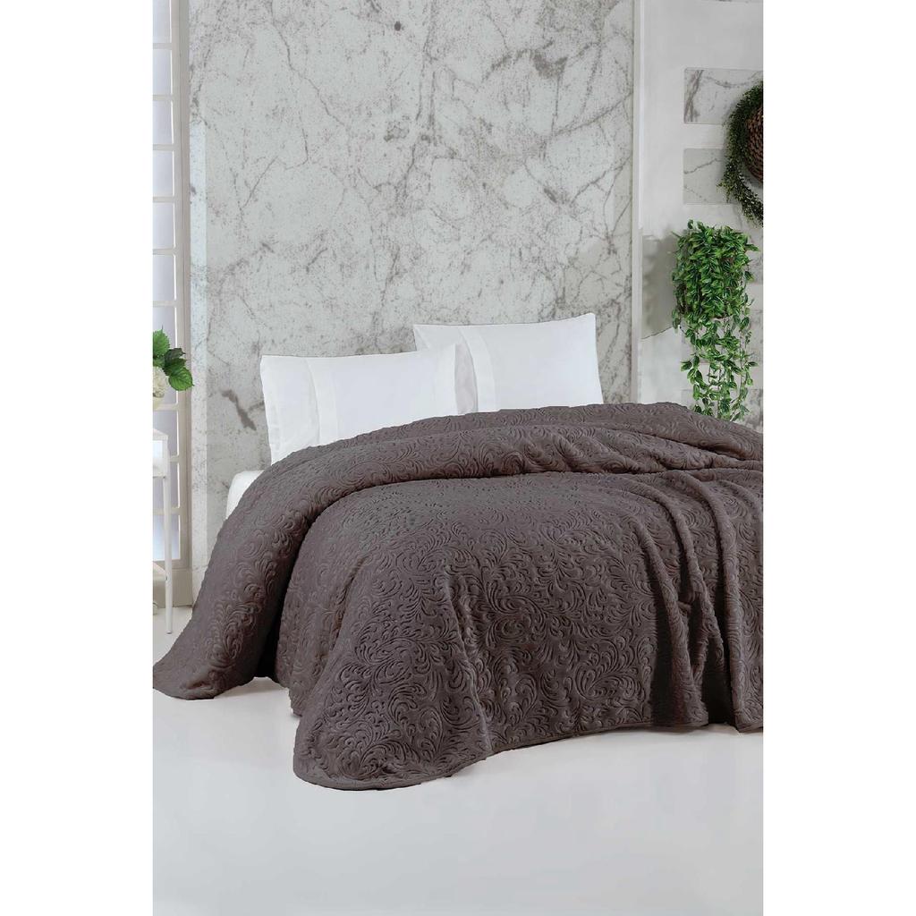 Double Embos Blanket Dried Rose