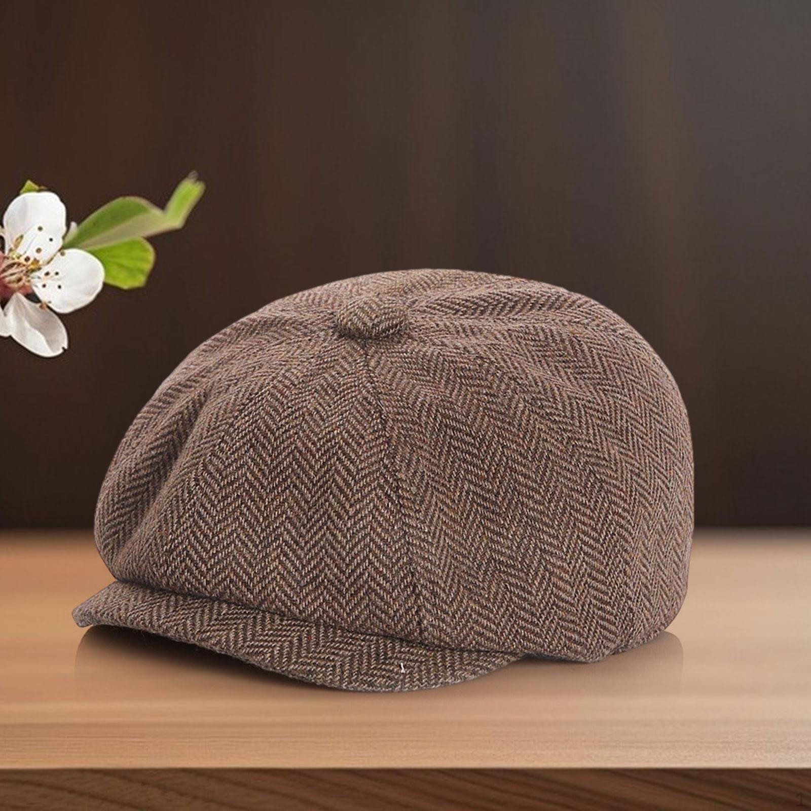 

Берет, шляпа для таксиста, подарок для вождения, повседневная шляпа для гольфа, зимне-осенний головной убор, плоская кепка для 55cm to 58cm