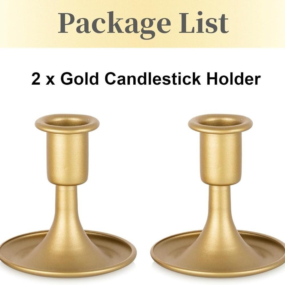 Vintage Elegant Tabletop Candle Holders Candlelight Dinner Props  Suitable for Wedding Anniversary