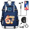 USB Charging Backpack for Teen Students Travel Laptop Daypack 67 Gourmet Style Lightweight Water-Resistant Large Capacity