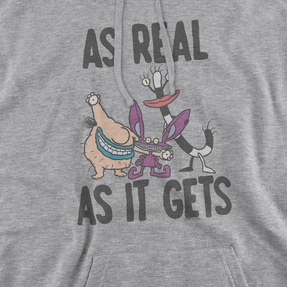 Aaahh!!! Real Monsters Mens As Real As It Gets Hoodie