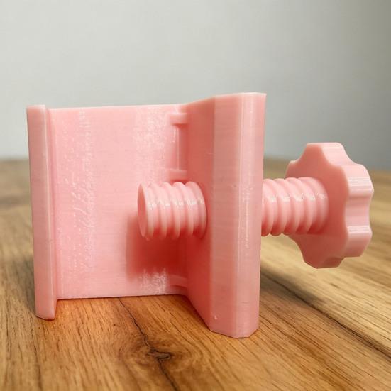 3D Printed Desk Clamp Cable Organizer Cord Holder with Multiple Slots Sturdy Wire