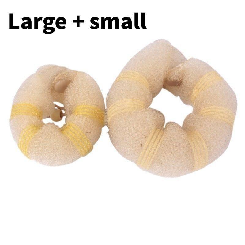 Creative Nylon Hair Bun Tool Comfortable Non-tugging Elegant Hair Bun Styler