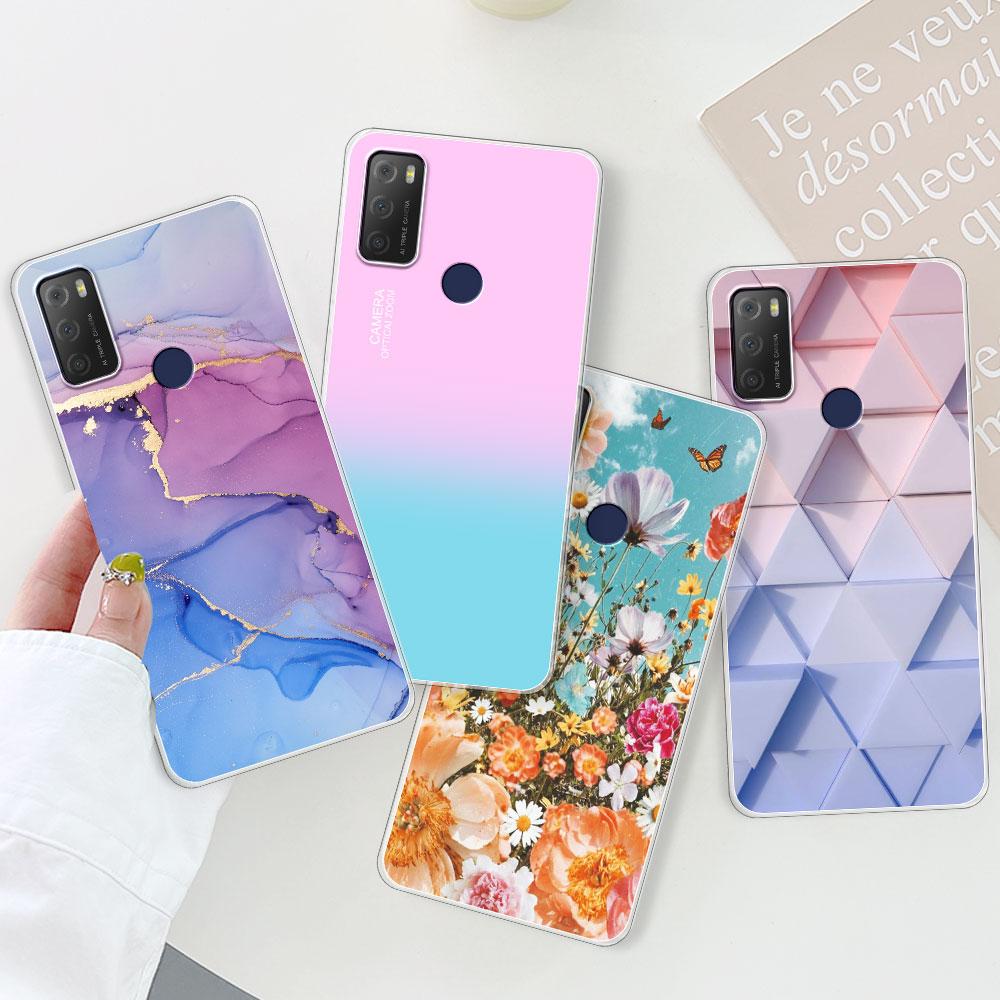 For TCL 20E Case For TCL 20Y Shell Shockproof Cover Clear Protect Soft Silicone Fashion Phone Cases For TCL 20Y 20E Coque Funda