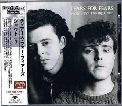 CD TEARS FOR FEARS - Songs From The Big Chair = Shout+7 UICY3190 Mercury 2001 Japan Dance & Electronica Used