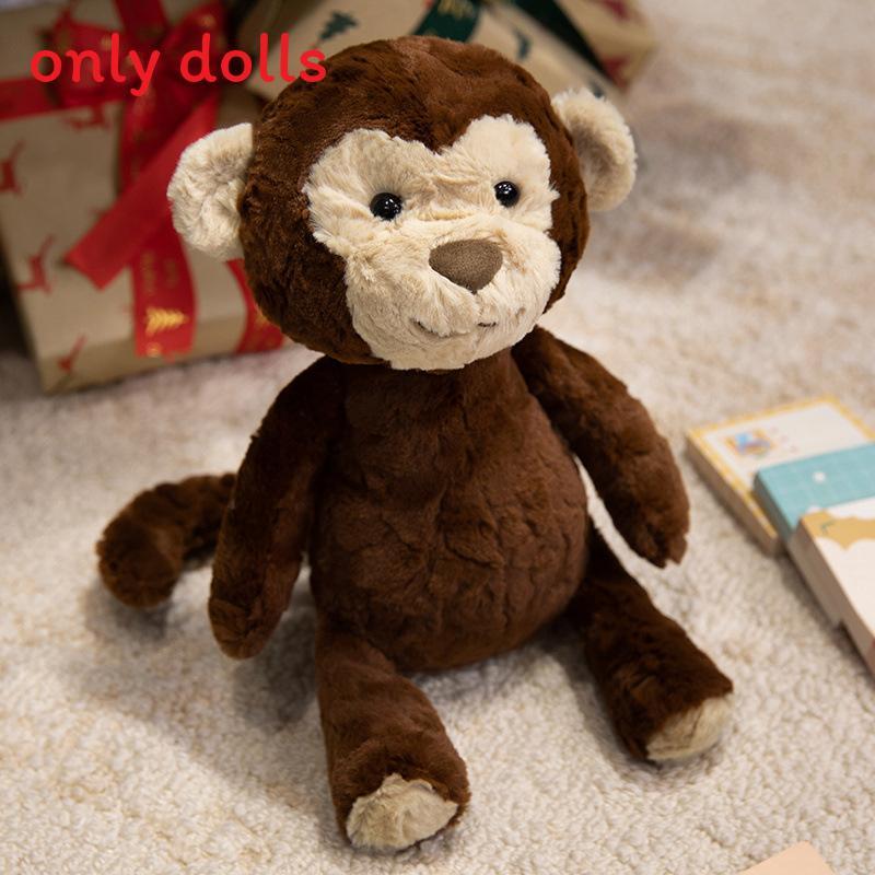 Plush Animal Monkey Cat Fox Panda Stuffed Toy For Kids Gift Monkey