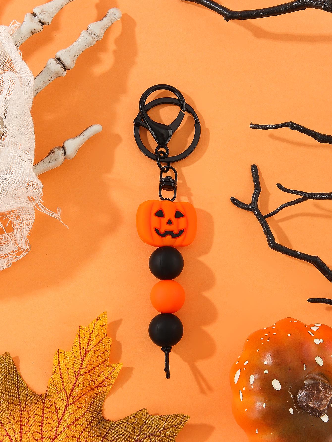 Cartoon Animal Silicone Keychain & Beaded Bracelet Accessory