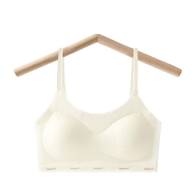 812 Girls' Summer Ice Silk Tank Top with Built-In Bra – Youth Backless Design