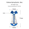 Anchor Type Fishbone Spring Fixed Tent Pegs Aluminum Alloy 4mm Thick for Outdoor Camping Deck Plank Road Windproof Rope