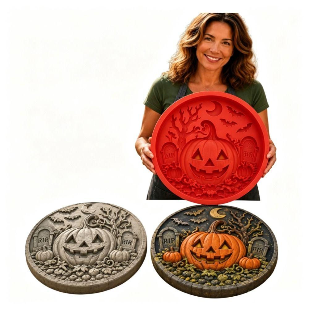 DIY Mold Concrete Paver Mold Resin Material Garden Path Mold  Halloween Decoration