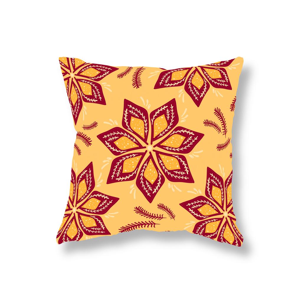 Husă de pernă cu imprimare geometrică etnică Decorație pentru canapea, noptieră, birou, scaun de joc, husă de pernă, decorare pentru casă 45x45cm