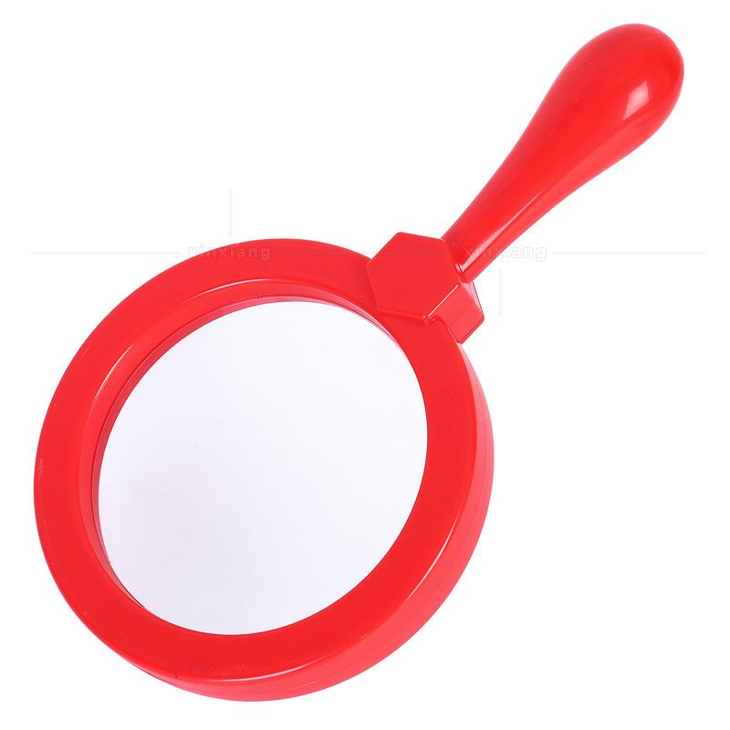 5X Handheld Magnifier Plastic Resin Shatterproof Magnifying Glass for Elementary School, Insect Observation Creative Gift