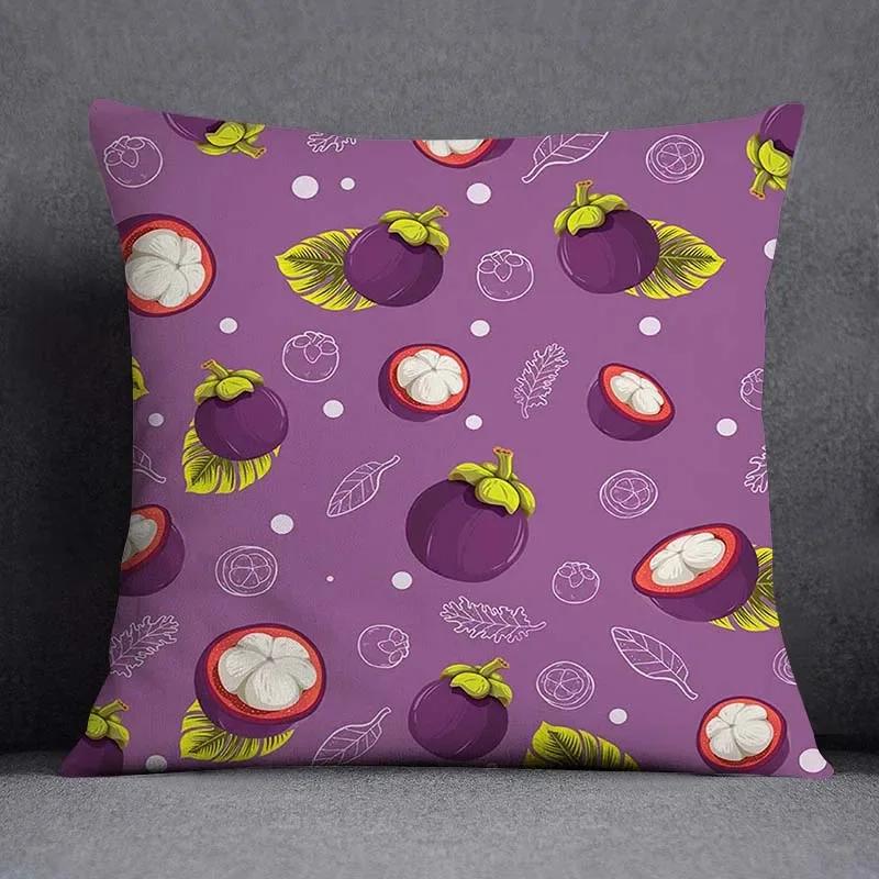 Fruit Pattern Home Decoration Pillowcase Square Pillowcase Home Office Decoration Cushion Cover