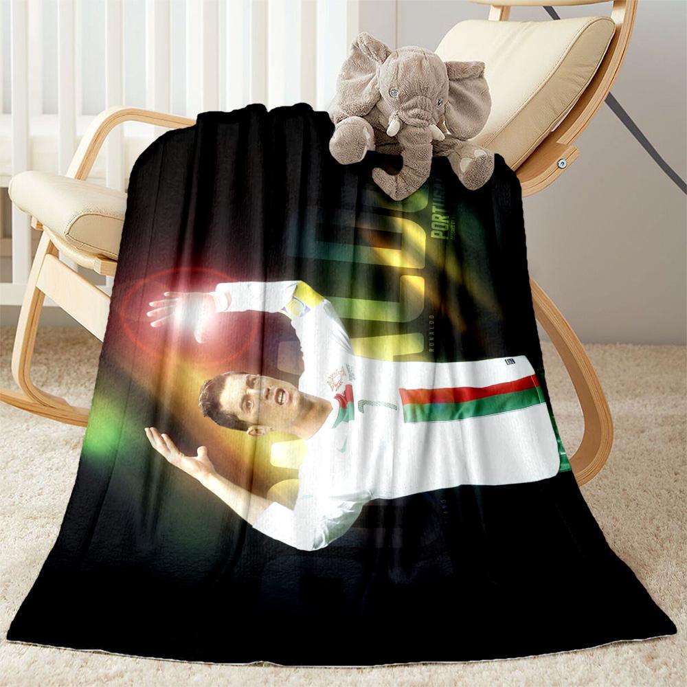 Cristiano Ronaldo's Legacy Blanket Ultra-Soft Suitable for Office Office Chair Seaside for All Seasons Digital Print