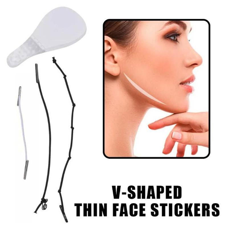Invisible Thin Face Stickers V-Shape Face Facial Line Wrinkle Sagging SkinFace Lift Up Fast Chin Adhesive Tape