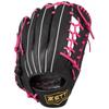 [Amazon.co.jp Limited] ZETT Soft Baseball Glove (Glove) Fine Play All-Round Black X Pink for Right Throwing BRGB35370Z