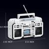 Adult Building Set, Classic Retro Series Radio Mini Blocks Building Blocks Toy Set, Home Decoration Best Gift for Adult, Teens 645PCS