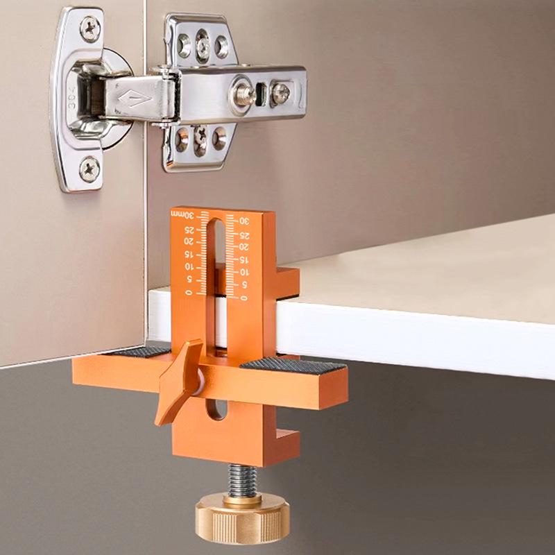 Aluminum Alloy Cabinet Door Positioning Tool for Quick Installation