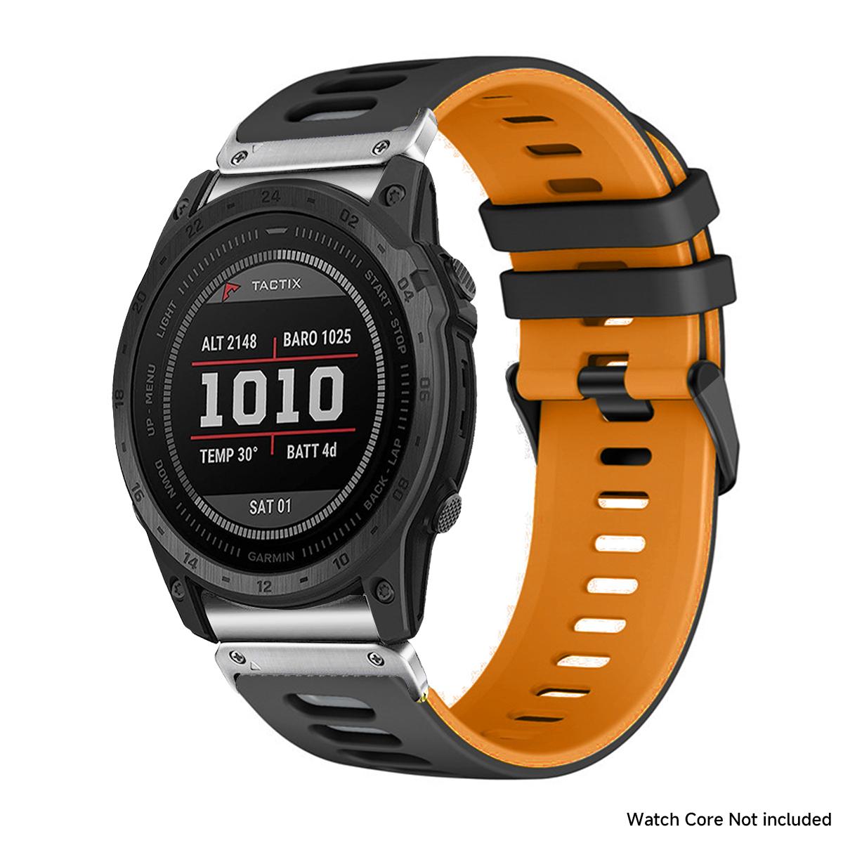

Silicone Quickfit Strap For Garmin Watch Fenix 8 51 47mm E 7X 7 Pro 6X 6 Pro 5X 5 Plus Enduro 3 2 22mm 26mm Watchband Bracelet 26mm Fenix 8 51MM