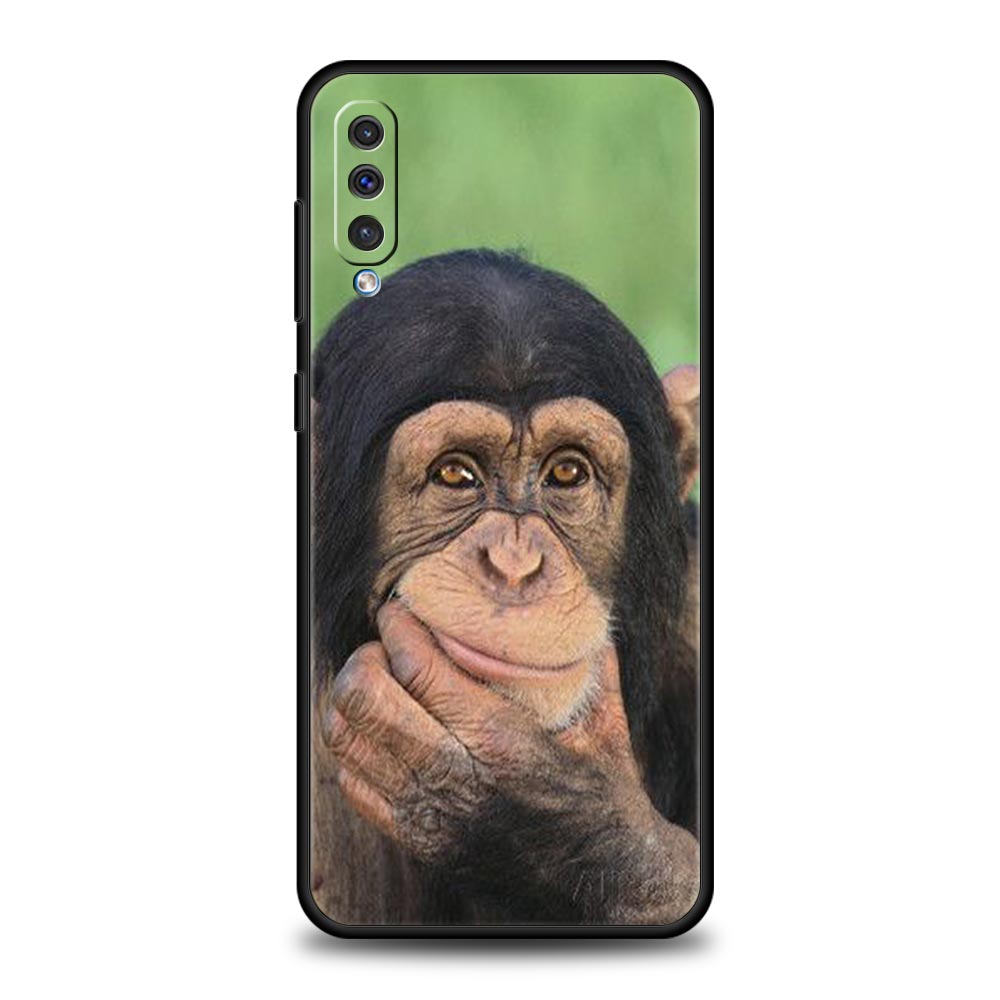 Monkey Phone Case For Samsung A56 A36 A26 A24 A12 A14 A16 A50 A70 A20E A20S A10S A22 A30 A40 A34 A54 A42 A52 5G A04s A06 Cover