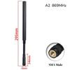 1Pcs Gooseneck Antenna 868-915Mhz 4G 5G Lte 2.4G 5.8G Uwb Omnidirectional Wifi Router External Remote Antenna Sma Male Head